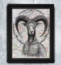 Load image into Gallery viewer, Baphomet - Art print on the Specialty paper of your choice