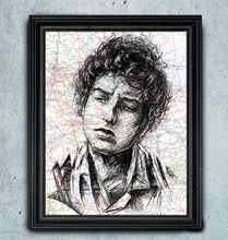 Load image into Gallery viewer, Bob Dylan - Art print on the Specialty paper of your choice.