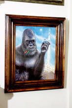 Load image into Gallery viewer, "To The Moon!" - Diamond-Handing Ape, Rocket to Moon Original Artwork - Multiple sizes, Canvas Prints