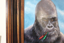 Load image into Gallery viewer, "To The Moon!" - Diamond-Handing Ape, Rocket to Moon Original Artwork - Multiple sizes, Canvas Prints