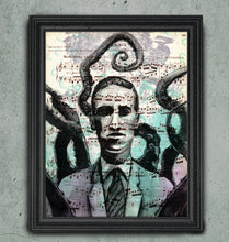 Load image into Gallery viewer, Strange Eons - HP Lovecraft Art print on the Specialty paper of your choice