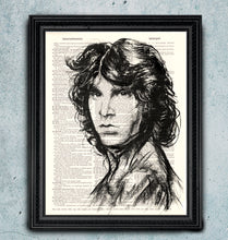 Load image into Gallery viewer, Fire Lighter - Jim Morrison Art print on the Specialty paper of your choice.