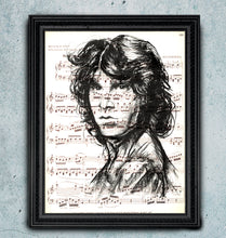 Load image into Gallery viewer, Fire Lighter - Jim Morrison Art print on the Specialty paper of your choice.