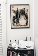 Load image into Gallery viewer, Totoro! - Studio Ghibli Art Print on Japanese Unryu or any Specialty paper of your choice!