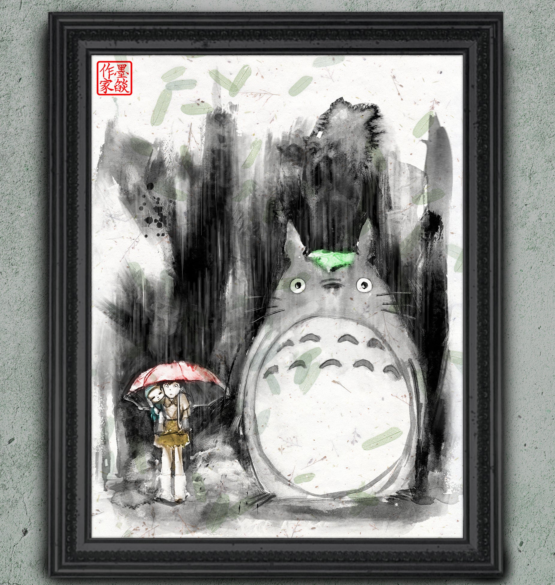 Totoro! - Studio Ghibli Art Print on Japanese Unryu or any Specialty p –  Inkwell Arts